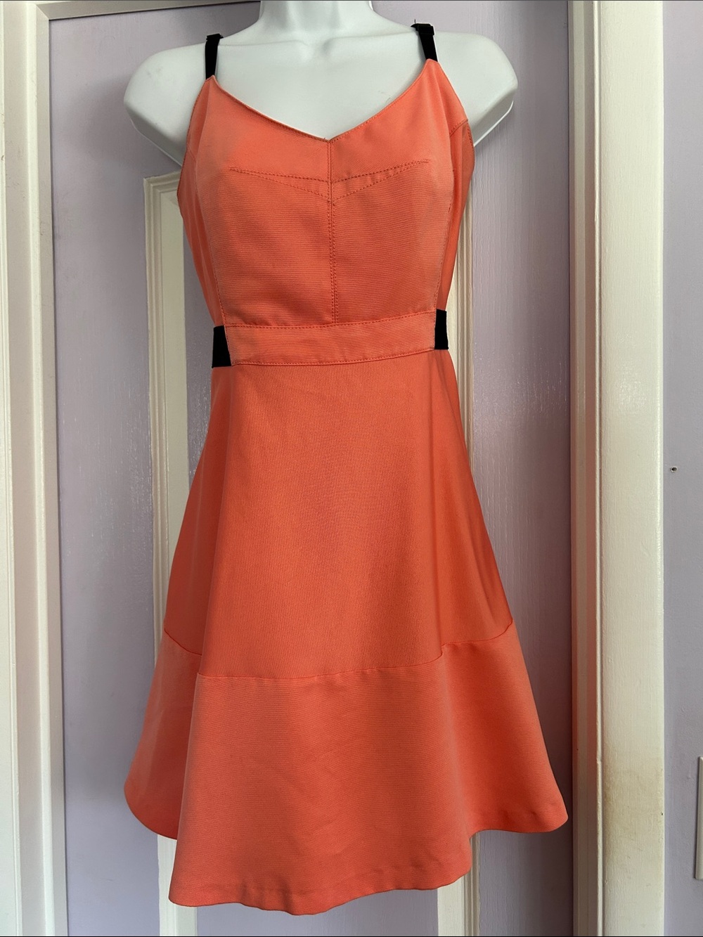 Rachel by Rachel Roy Coral Sleeveless Fit & Flare Dress with pockets 12